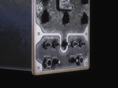 OSCILLOSCOPE GAME MODEL FBX Low-poly 3D model