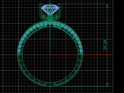 jewelry ring 202 3D print model