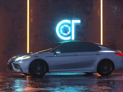 Toyota camry xse 2021 3D model