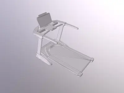 Treadmill 3D model purchase