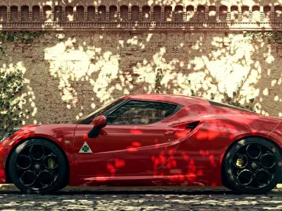 alfa romeo 4c 3D model