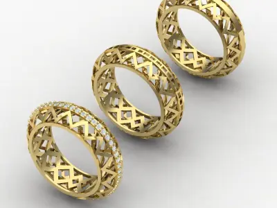 Fusion rings 06 3D print model