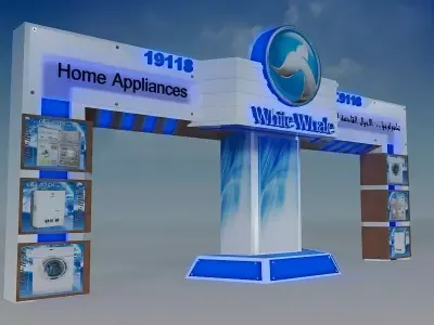 Fair Gate exhibition Event a384a 3D model