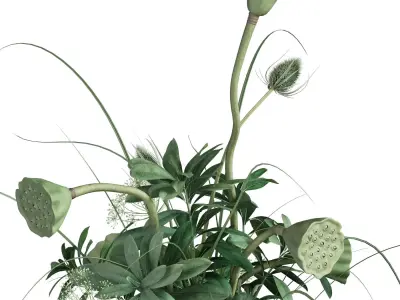 Flower In Vase 118 3D model