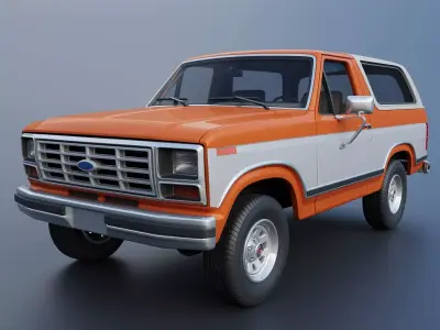 Bronco 1983 3D print model