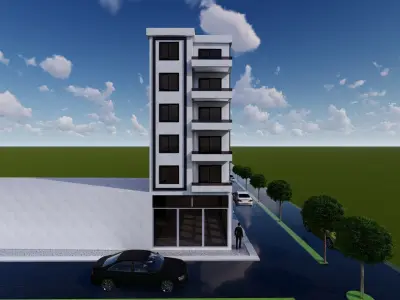 modern apartment 3D model