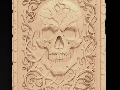 Skull - decoration 3D print model