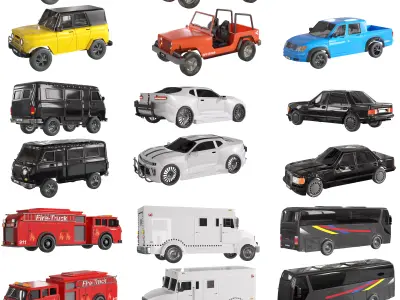 car pack 1 3D model