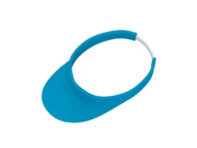 Low-Poly Sport visor Low-poly 3D model