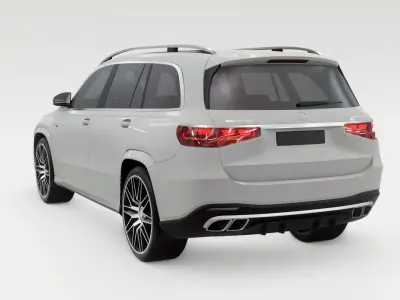Mercedes benz gls63 amg 2024 3D model