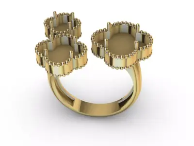 anillo Vancleef 3D print model
