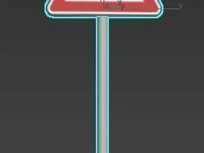 Road Sings 3D Model Pack