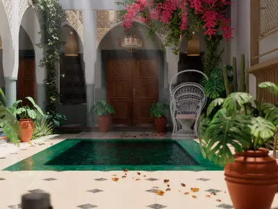 Bailando En Los Jardines 3D model