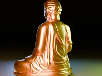 Buda statue 3D model