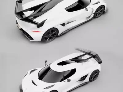 2021 Koenigsegg Jesko 3D model
