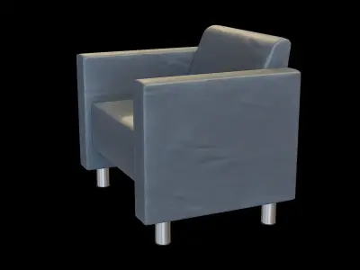 Granada Sofa 04 Low-poly 3D model