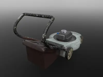 Lawn Mowers PBR 3D model