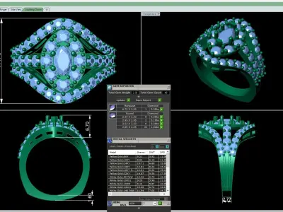 CAD-1871-Ring 3D print model
