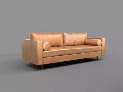 Rustic sofa design  3D model