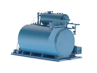 Steam Boiler 3D model