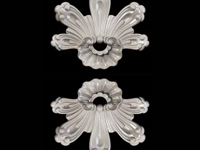 Classic carved 046 3D model
