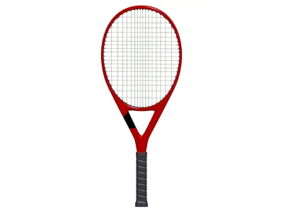 tennis racket 3D model