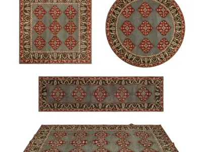 Rugs No 895 Low-poly 3D model