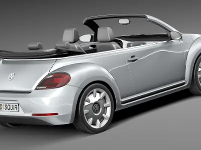 Volkswagen iBeetle Convertible 2015 3D model