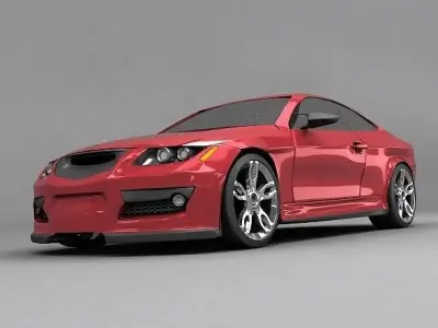 Sports car concept 3D model