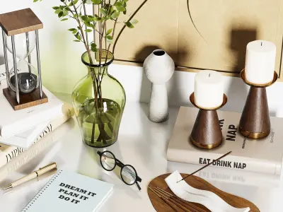 Decorative set 03 3D model