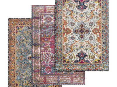Rug Set 1579 3D model