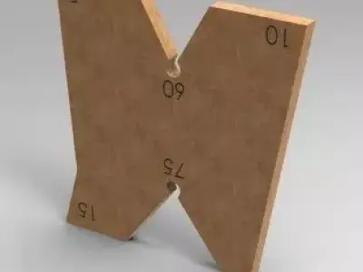 Lathe angle tool Free 3D model