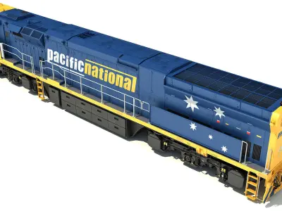 Electric Locomotive C44aci 3D model