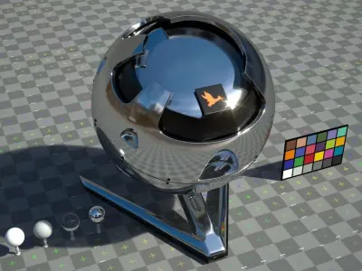 Chrome - VRay shader Texture