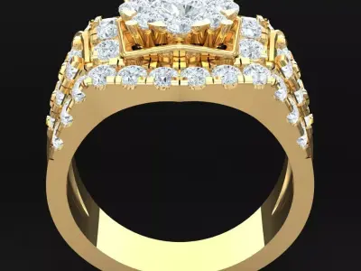 Luxury Men Rings Designs 5MR053 3D print model