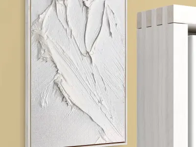 Plaster Two Frame 26 Low-poly 3D model