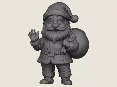 Santa Claus 3D print model 2