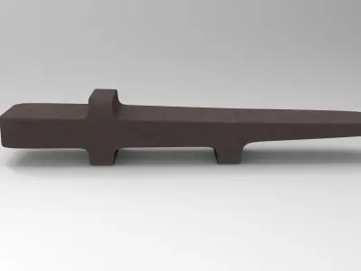 Crocodile Decor Low-poly 3D model