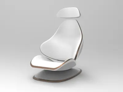 Elegant Car seat concept model 3D model