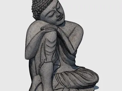 Resting Buddha 3D model
