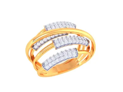 DIAMOND RING 3D print model 6