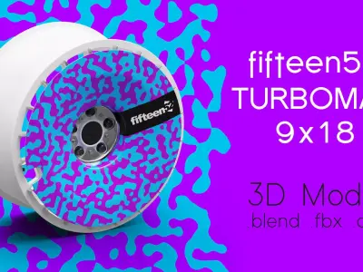 fifteen52 Turbomac Turbofan Rim 3D Model 3D model