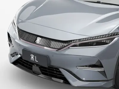 2024 BYD SONG L With Interior 3D model