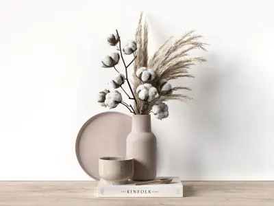  Cotton and reed 3D model