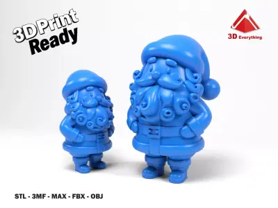 Santa Claus 3D print model get