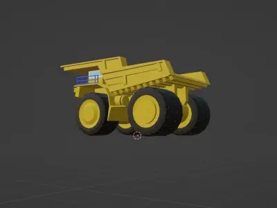 LowPolyBelaz Low-poly 3D model