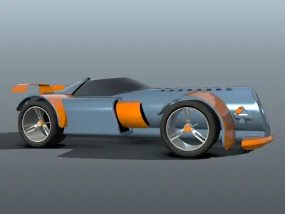 Fiction toy car concept  3D model