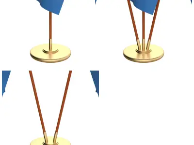 Somalia Flag Pack 3D model