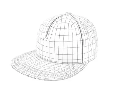 CapN5 Ferragni Low-poly 3D model