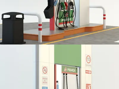 GAS DISPENSER 3D model